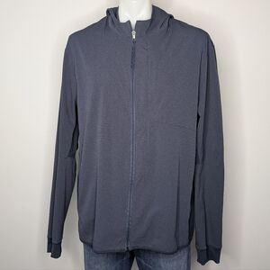 Lululemon Airing Easy Mach Blue Zip Up Hoodie Jacket XXL